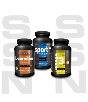 L-Carnitine 60tabs - Sport Vitamins 120tabs - Omega 3-6-9 90softgels